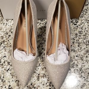 Call it Spring Pewter High Heels